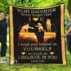Quilt  To My Daughter  Never Forget That I Love You  Quilt